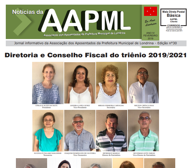 Edição 30 - Fevereiro de 2019/